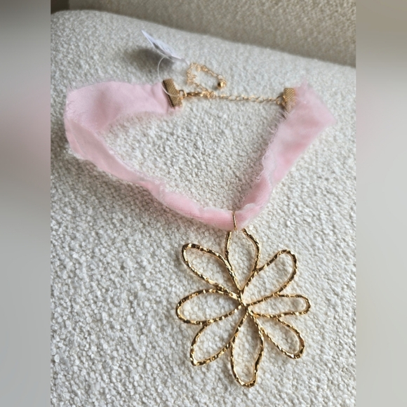 NEW! Free People, Annabelle Choker, Pink/Gold- NWT - Picture 7 of 9